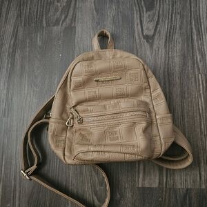Steve Madden Tan Mini Backpack